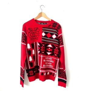 Chicago Blackhawks Ugly Christmas Sweater